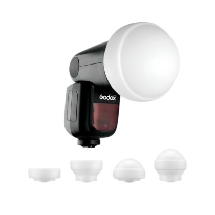 Flash Godox V1 Para Canon Kit Completo Com Bateria TTL HSS e Difusor Magsphere AK-R22