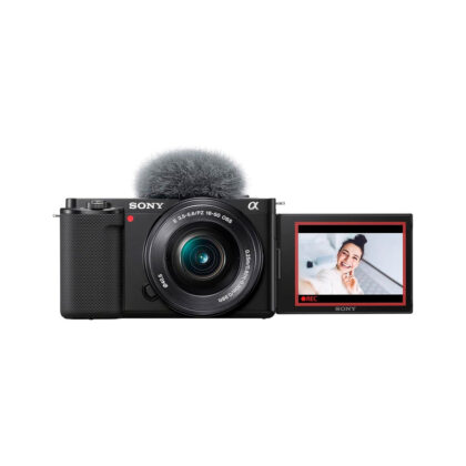 Câmera Sony ZV-E10 Mirrorless 4K com Lente 16-50mm