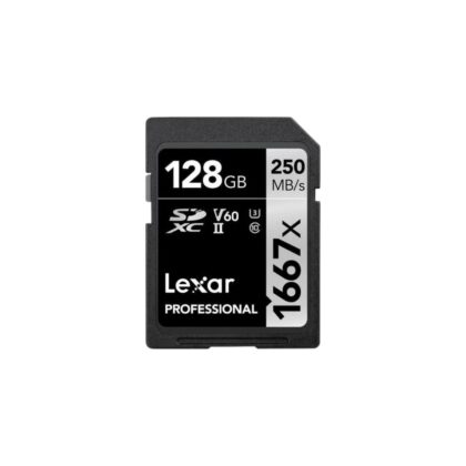 Cartão De Memória 128gb Lexar 1667x ProfIssional V60 250mb/s