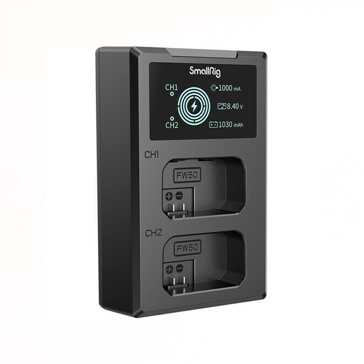 Carregador Duplo NP-Fw50 + 2 baterias ZV-E10 a6300 Smallrig - Imagem 2